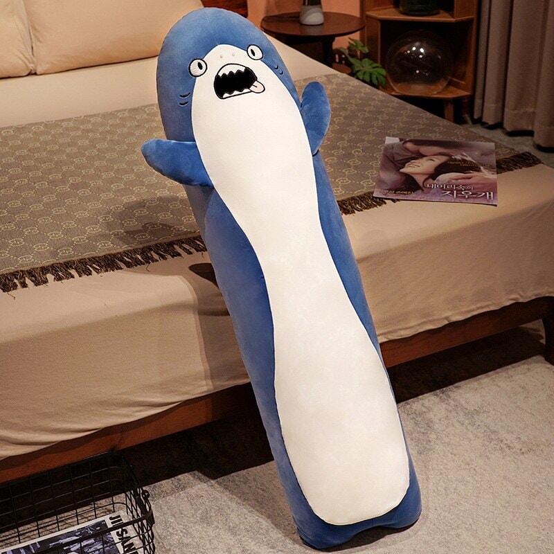Big Soft Angry Shark Stuffed Toy