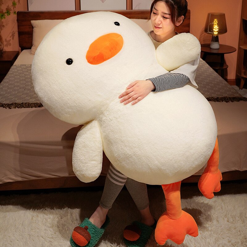 Adorable Soft White Duck Plush Toy