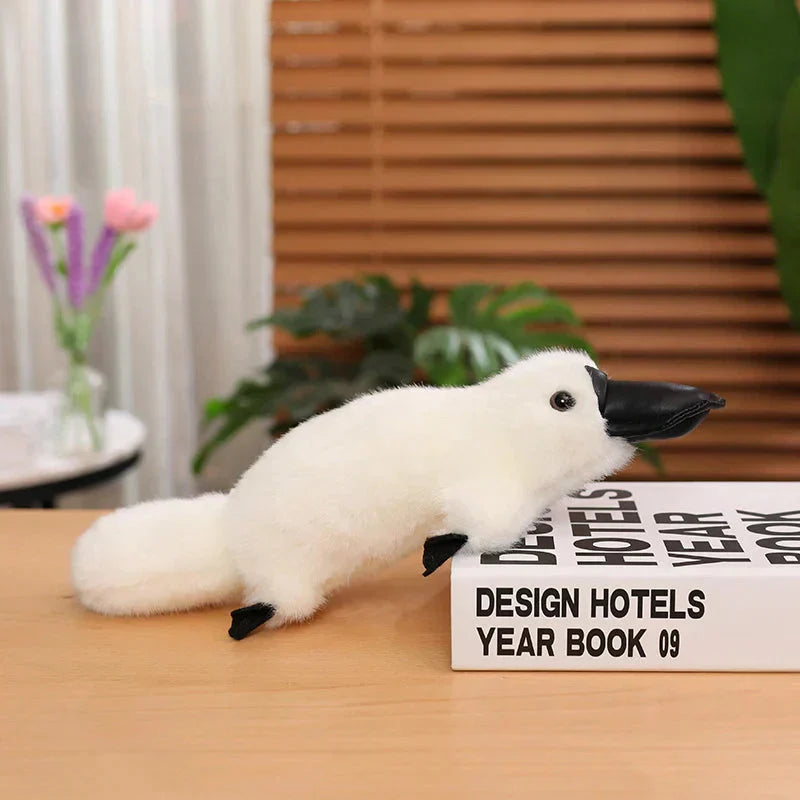 Cuddly Brown White Platypus Soft Toy
