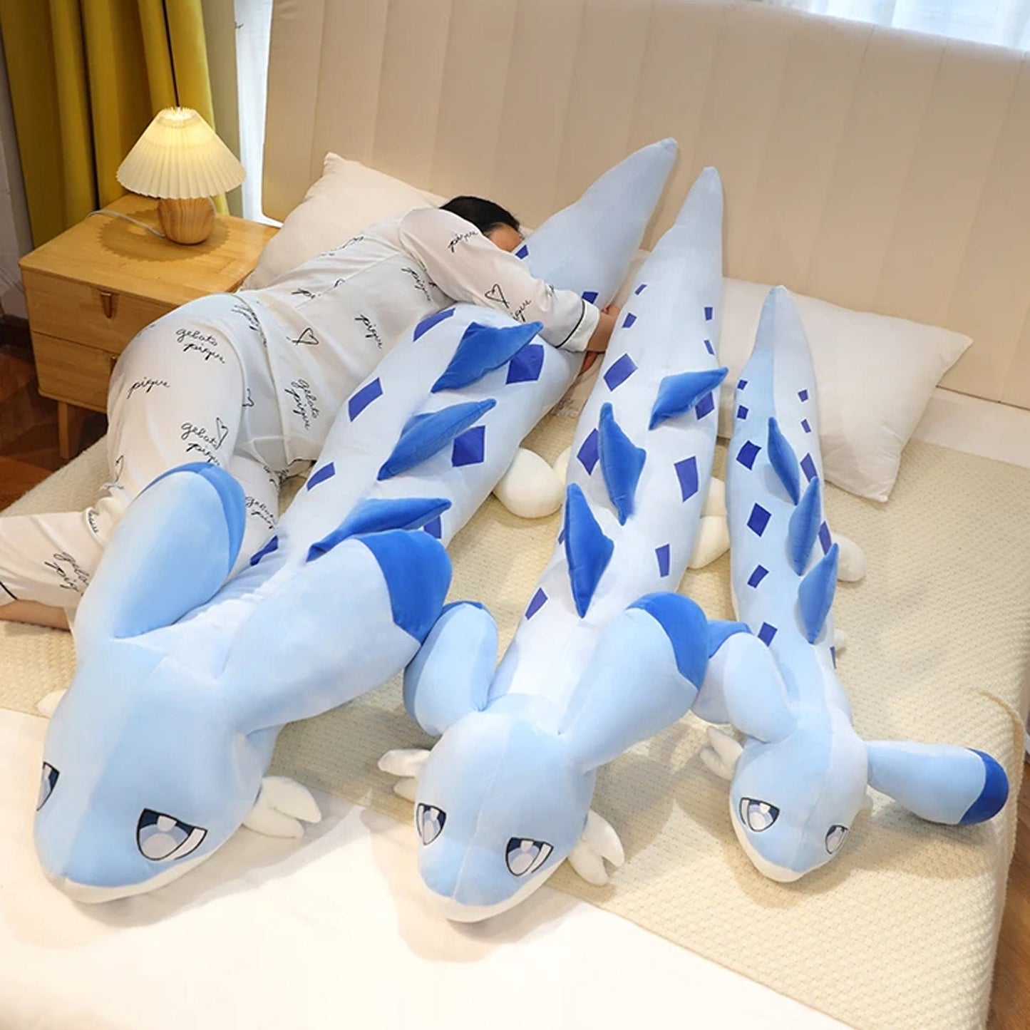 Cute Blue Baby Dragon Soft Toy Plush