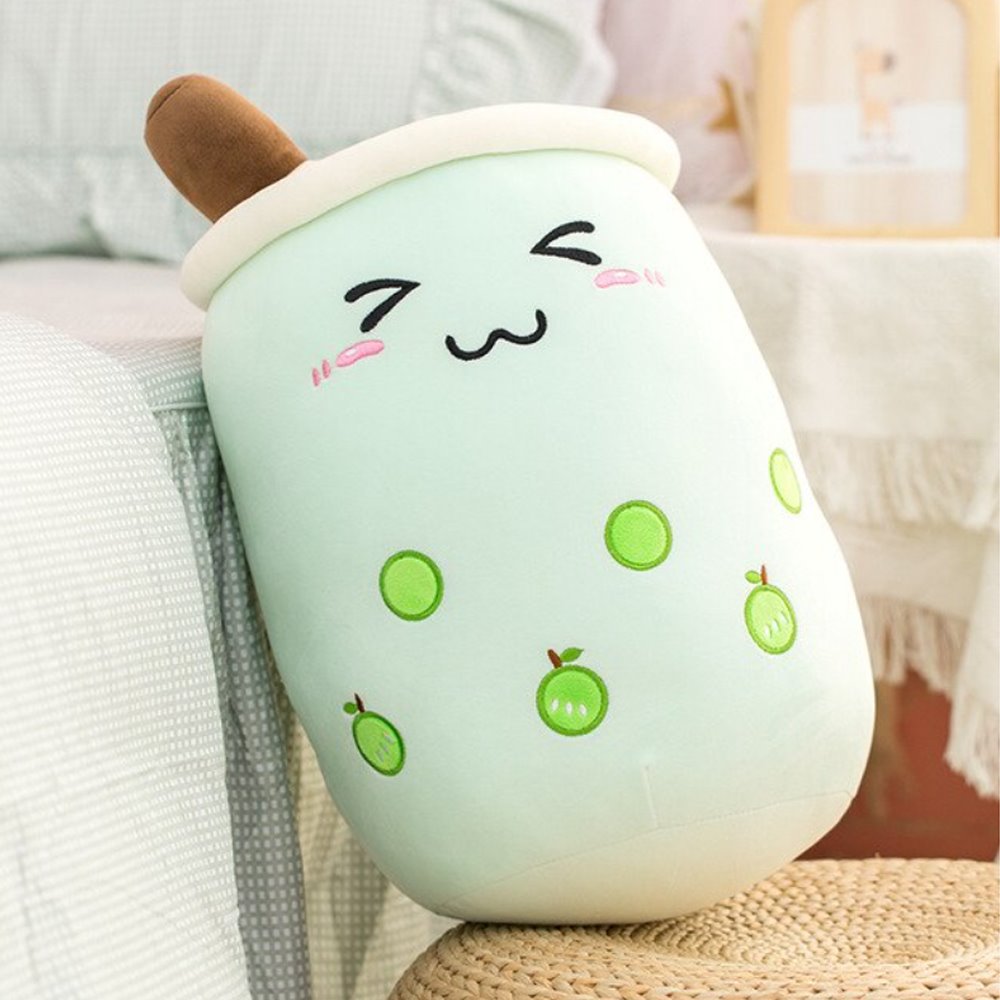 Cute Fruit Bubble Tea Soft Toy Set