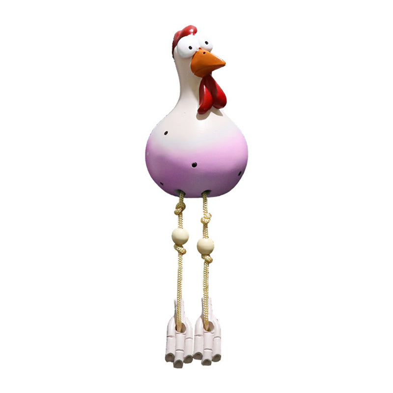 Adorable Yard Chicken Decor Statue