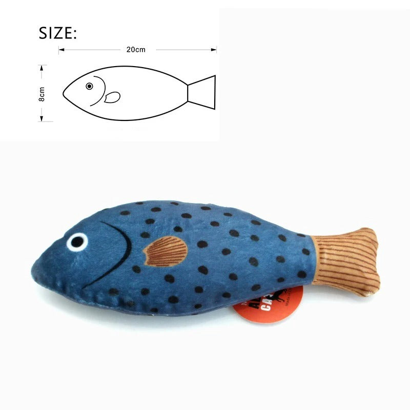 Fun Interactive Catnip Toy Fish