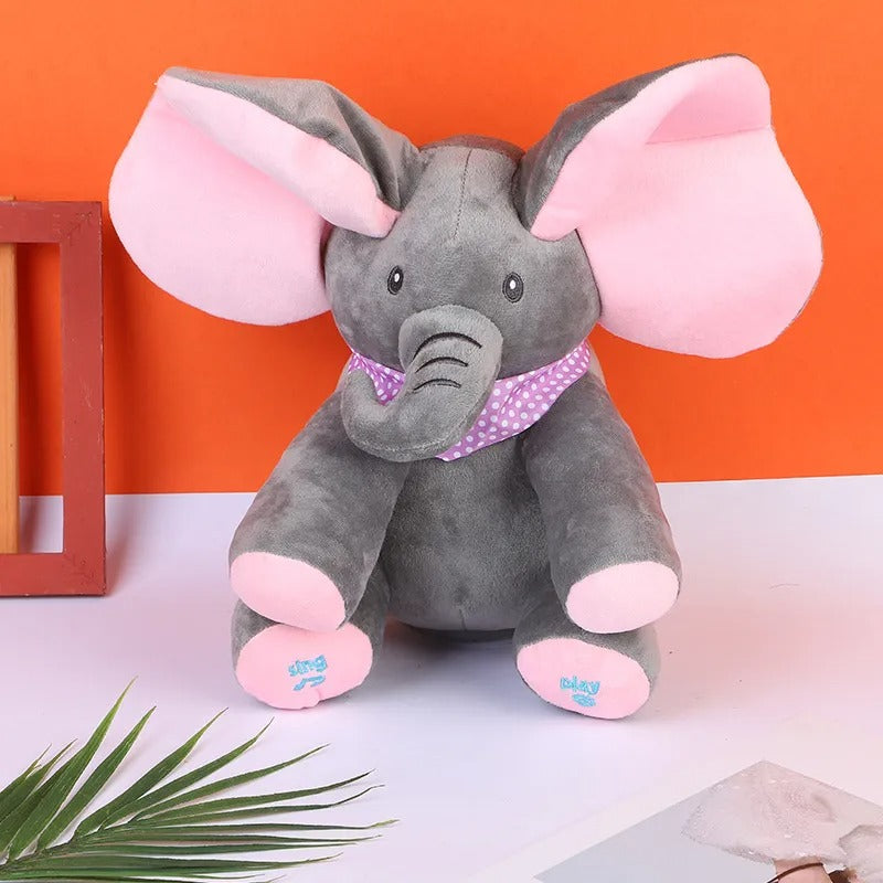 Cute Peek A Boo Elephant Soft Toy
