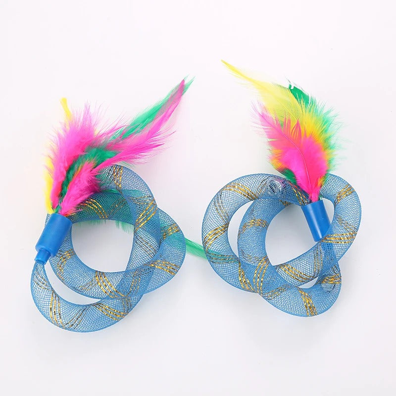 Colorful String Cat Play Toy