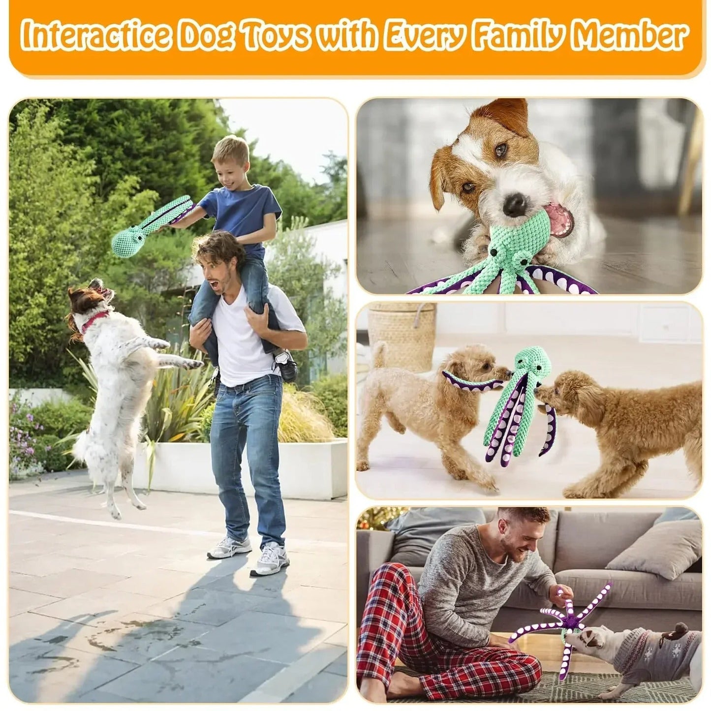 Fun Animal Shape Interactive Puzzle Pet Toy
