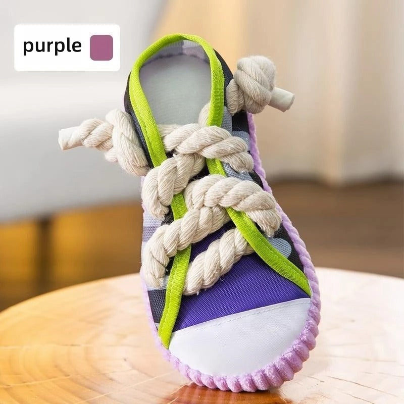 Durable Rope Dog Toy Slipper
