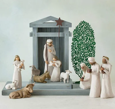 Christmas Nativity 20-Piece Figurine Set