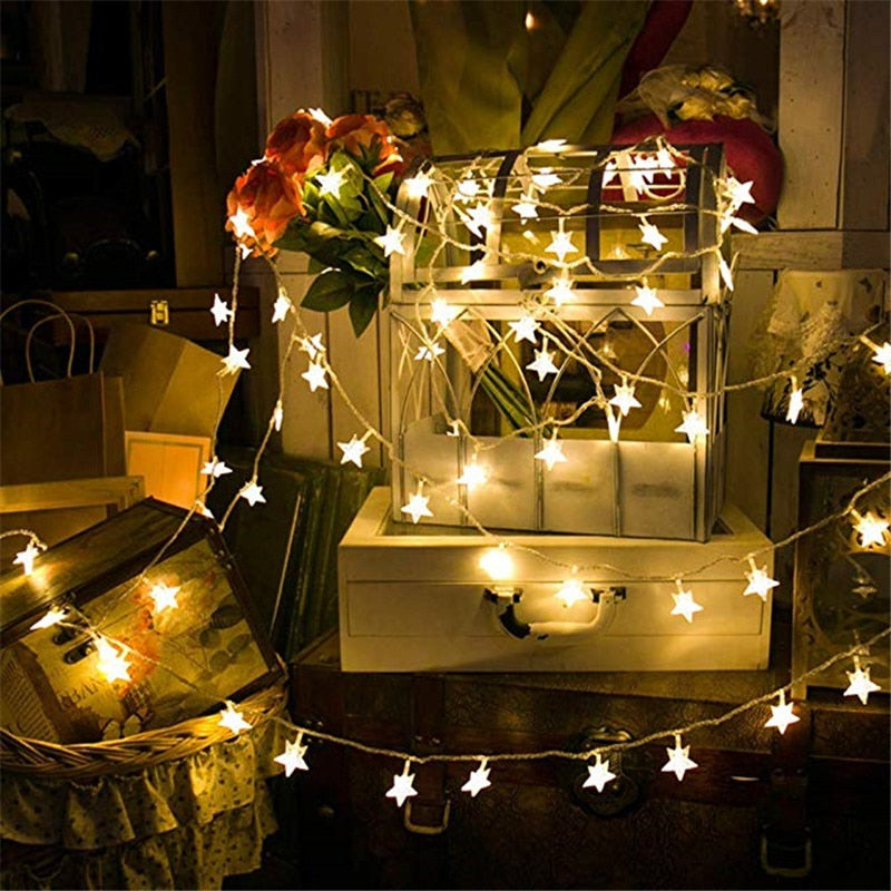 Colorful Kids Bedroom String Lights