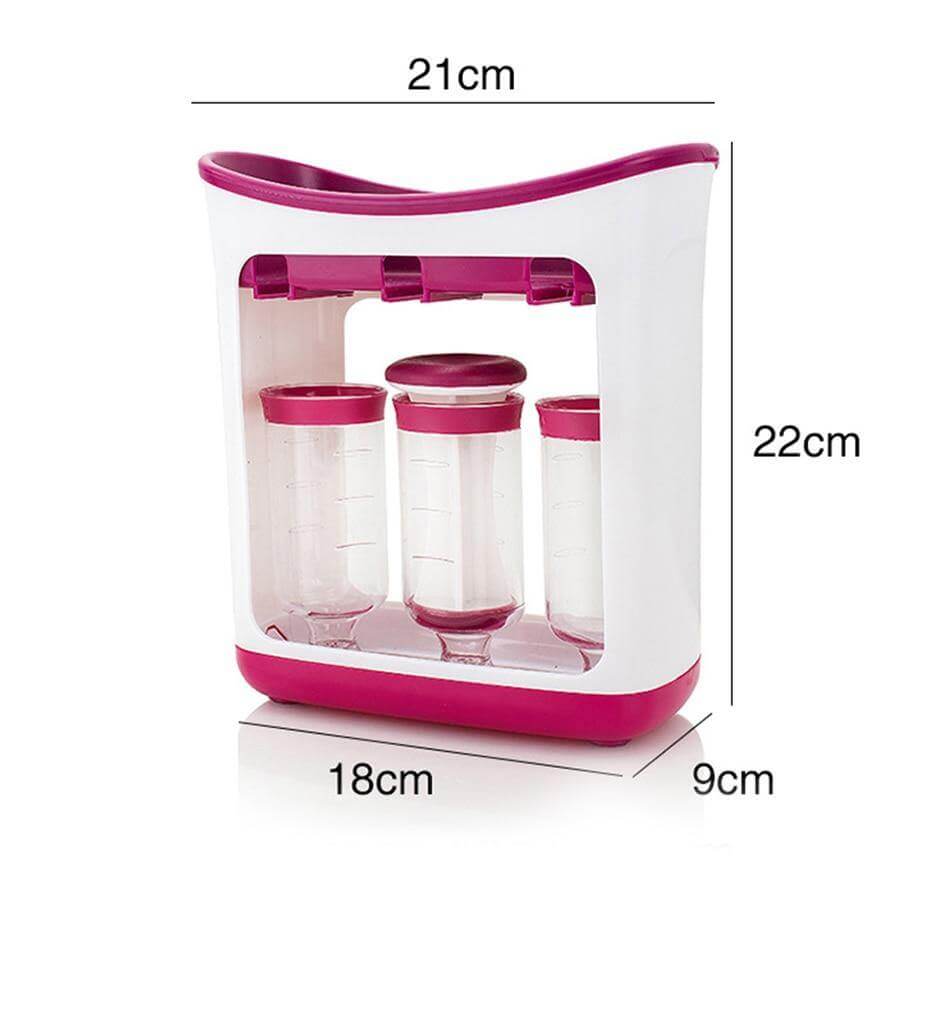 Baby Food Squeezer Feeder Set