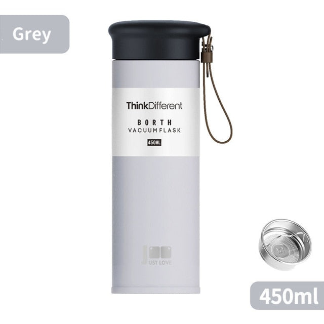 Compact Insulated Double Walled Thermos Flask