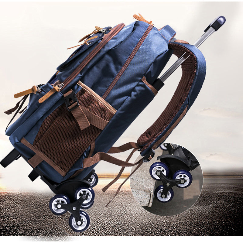 Stylish Trolley Travel Water Resistant Backpack - Befez