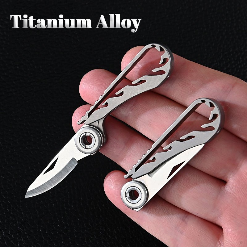 Compact Lightweight Metal Pocket Keychain