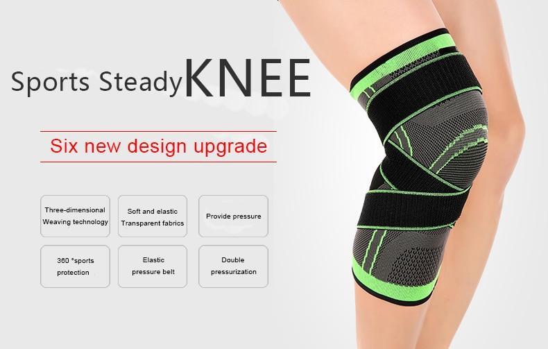Supportive 3D Knee Support Wrap