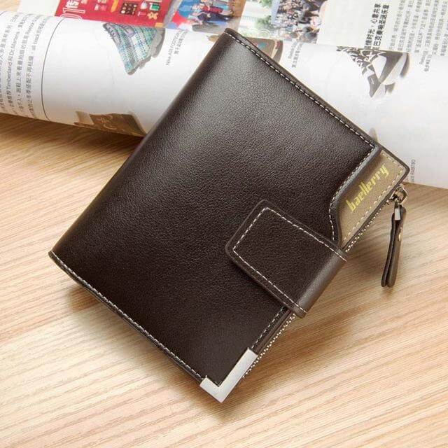 Slim Men's Leather Clutch Wallet