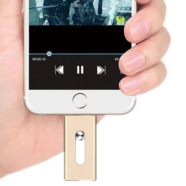 Compact Dual USB Flash Drive for iPhone