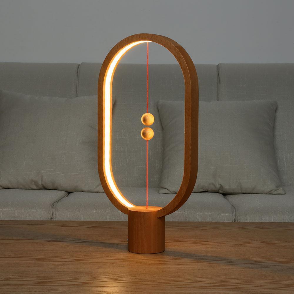 Unique Floating LED Desk Lamp with Magnetic Base