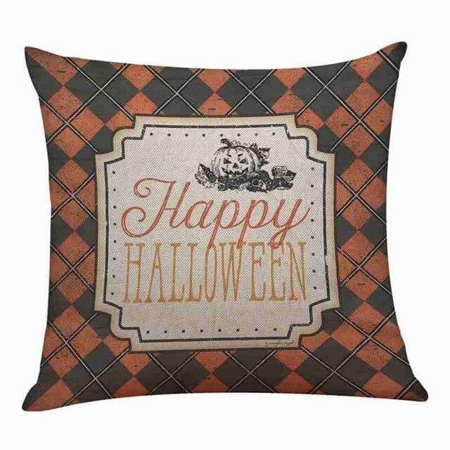 Soft Halloween Pumpkin Pattern Pillow Covers