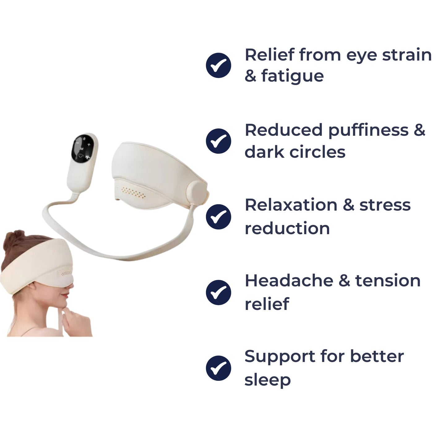 Warm Rechargeable Heat Wrap for Relaxation & Sleep