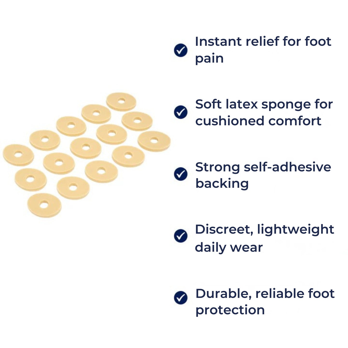 Comfort Foam Foot Pads for All Day Relief