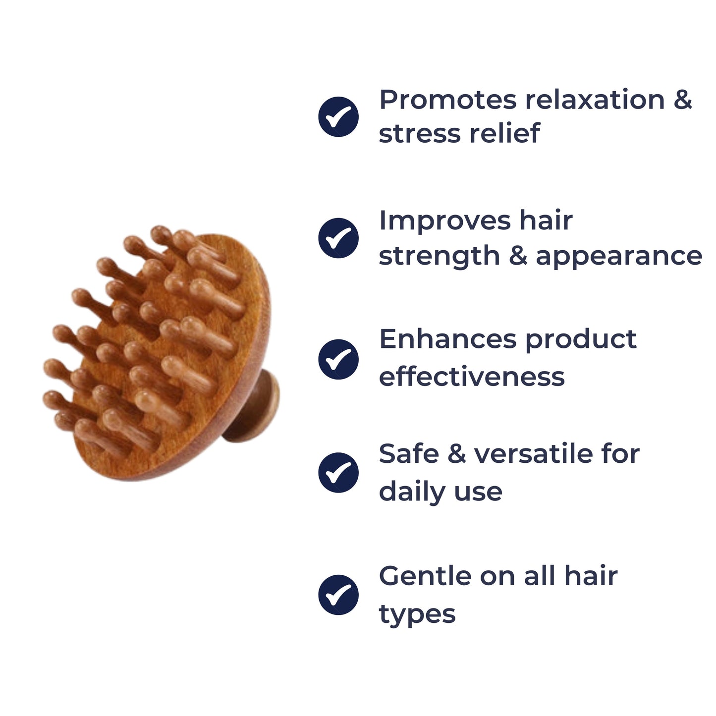 Relaxing Wooden Comb for Hair Care