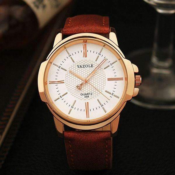 Befez | Luxury Men's Gold Quartz Watch