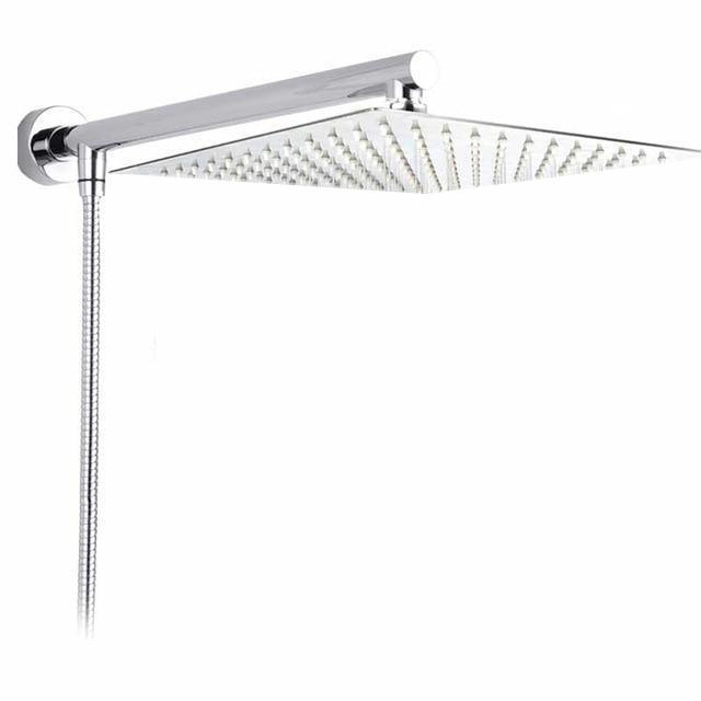 Slim Water-Saving Shower Head Fixture