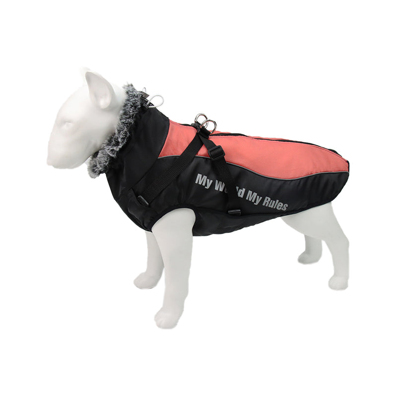 Visible Pet Vest with Leash - Glow Dog Coat