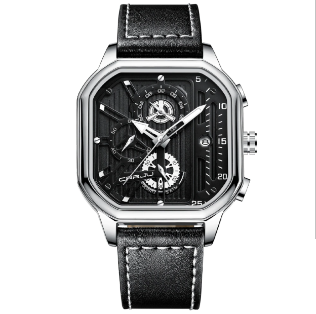 Stylish Wavefront Waterproof Square Watch