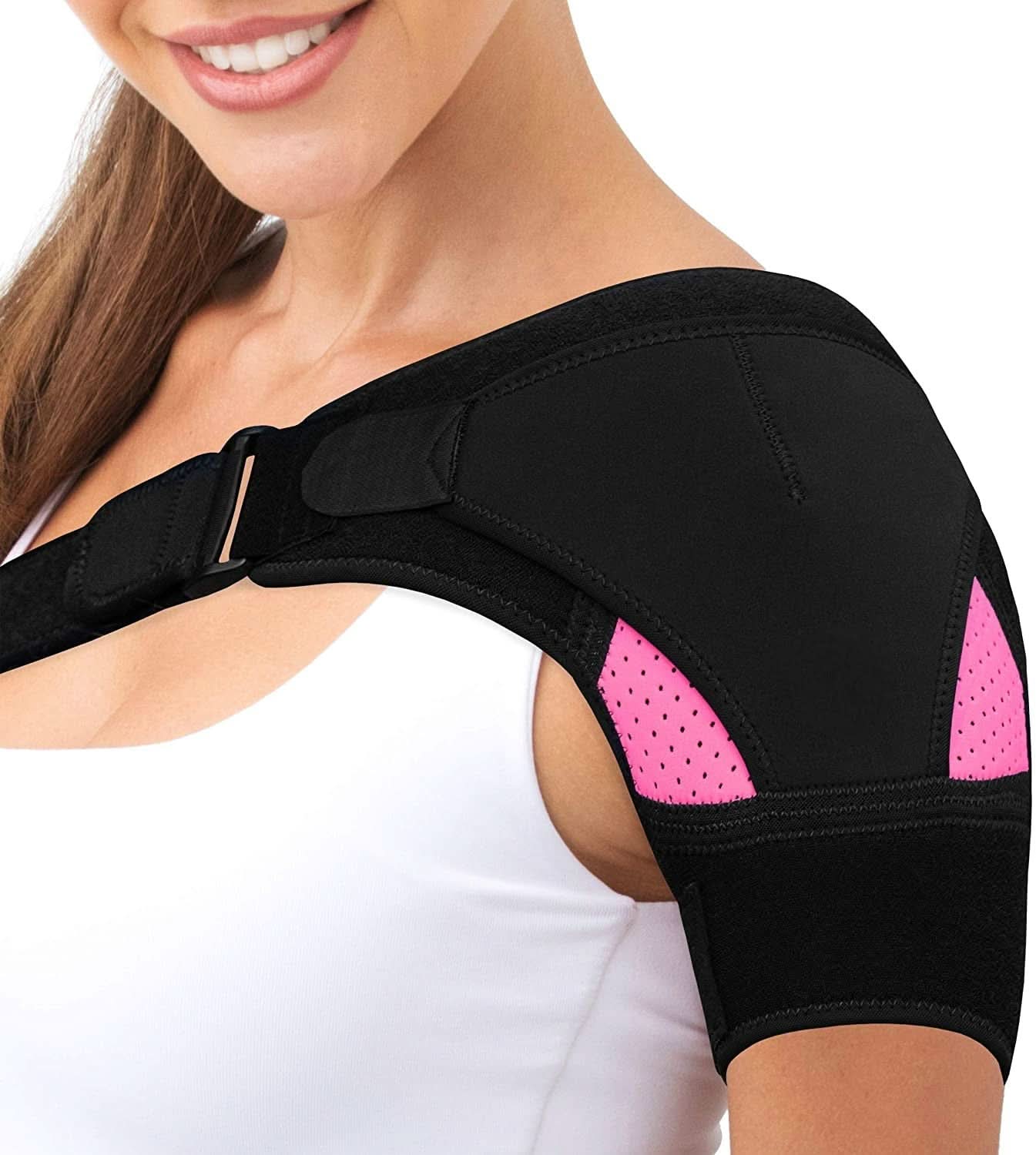 Comfortable Shoulder Support Brace with Compression Wrap