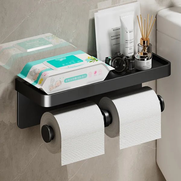 Modern Space Saving Toilet Paper Holder
