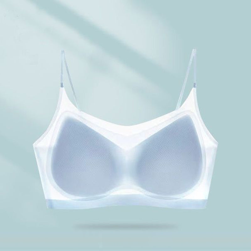 Slim Cooling Bra Made of Breathable Silk