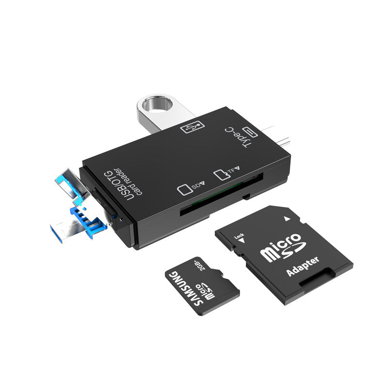 Multi-Function 6-in-1 Memory Card Reader