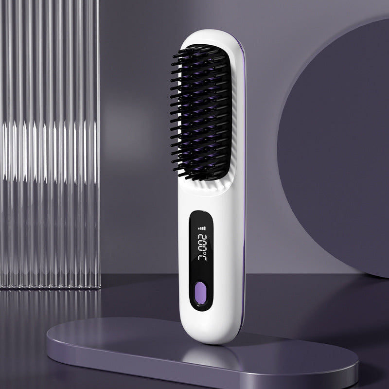 Fast Wireless Ceramic Flat Iron Comb