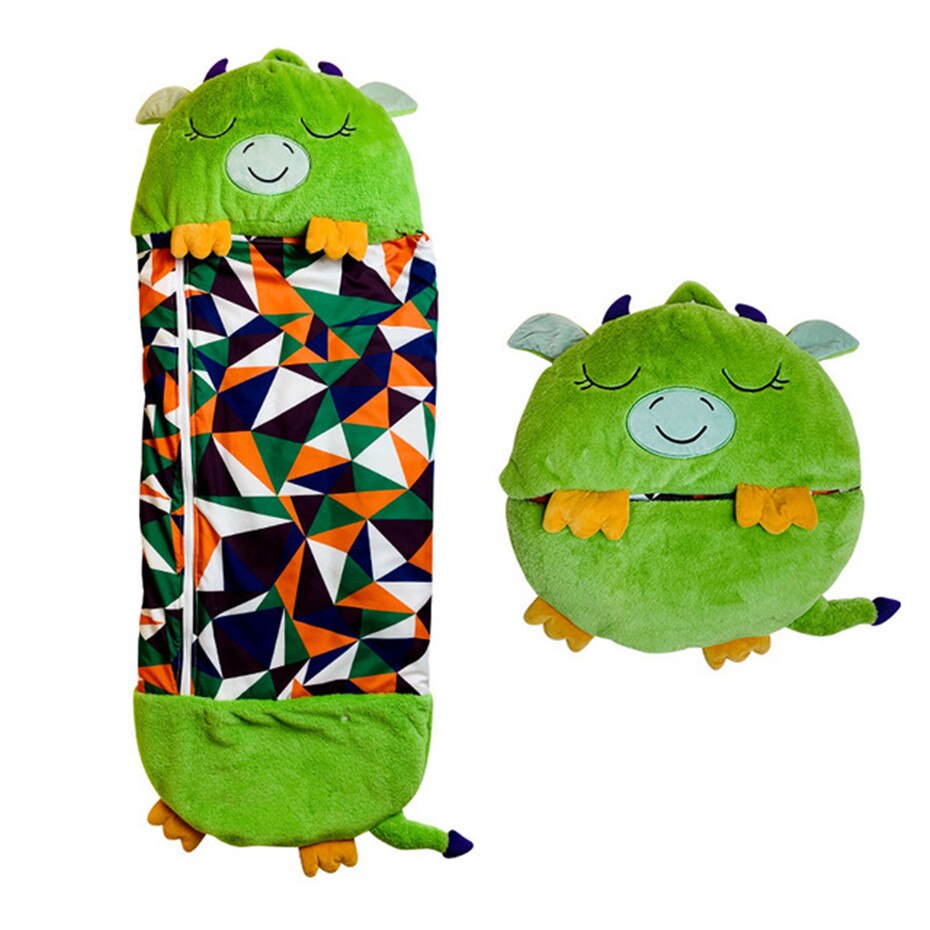 Soft Plush Blanket Sleeping Bag Set