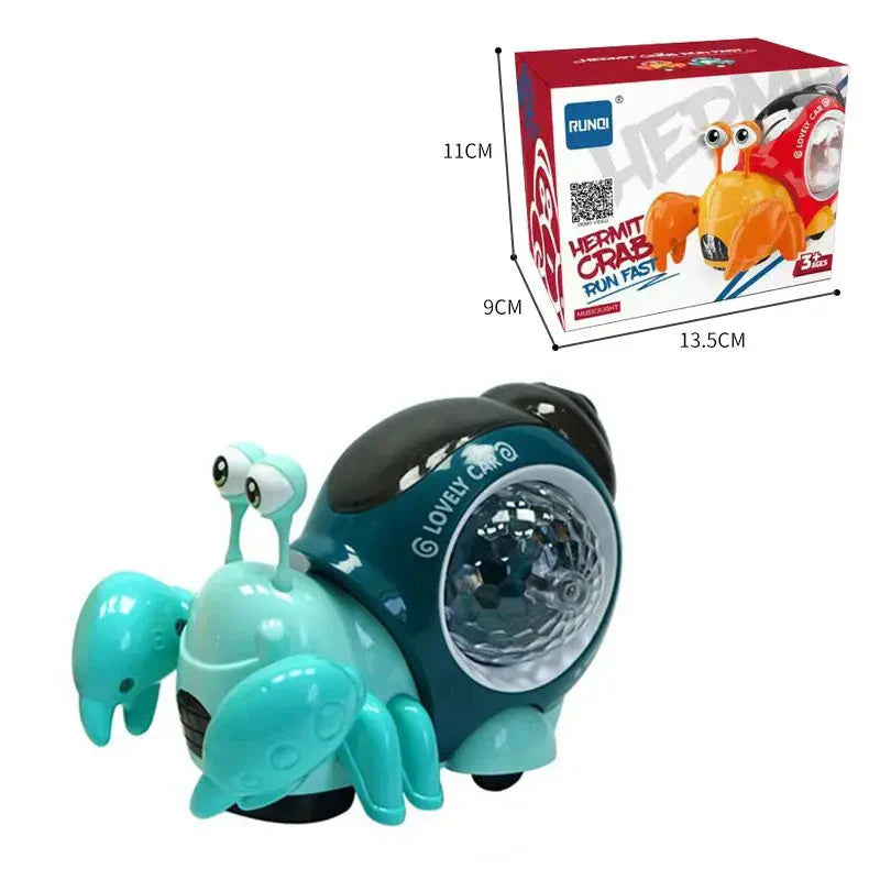 Colorful LED Musical Snail Toy