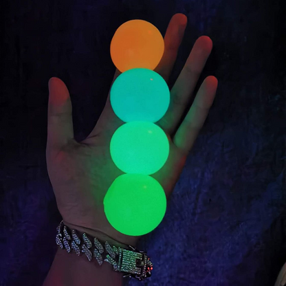 Colorful Sticky Decompression Balls (4 Pack) - Befez