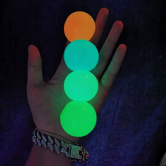 Colorful Sticky Decompression Balls (4 Pack) - Befez