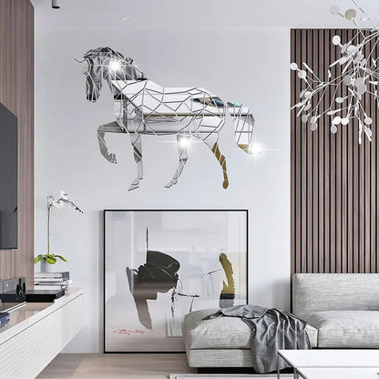 Elegant Horse Theme Wall Mirror - Befez