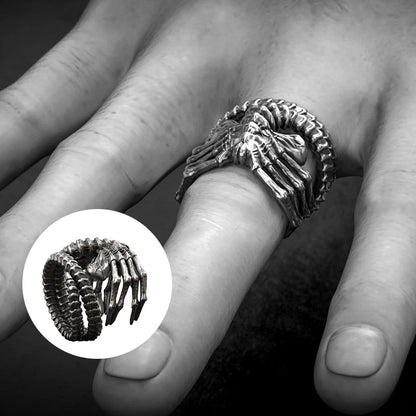Sci-Fi Alien Face Hugger Ring