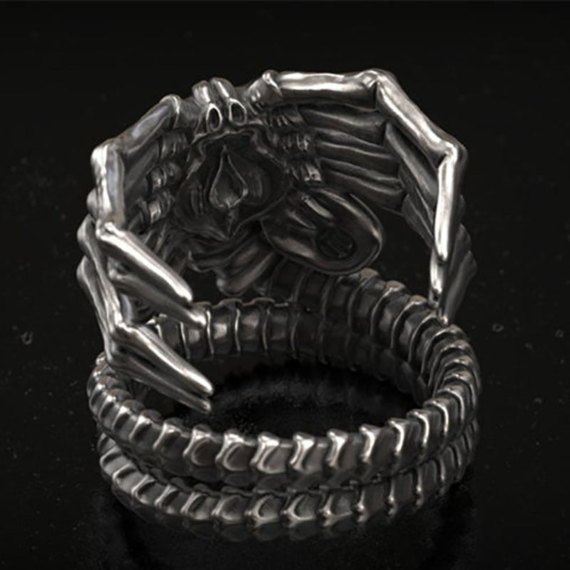 Sci-Fi Alien Face Hugger Ring