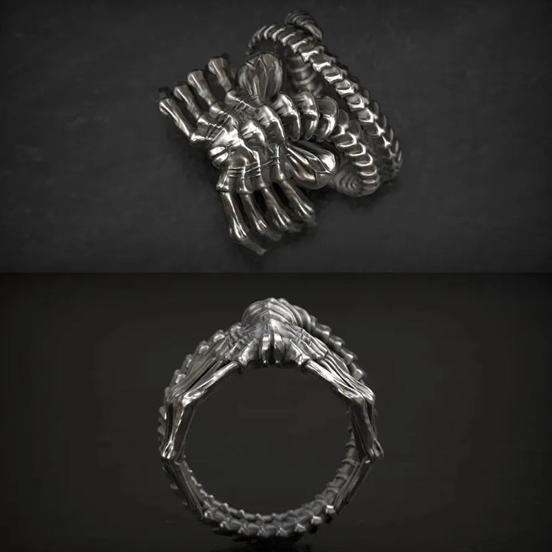 Sci-Fi Alien Face Hugger Ring