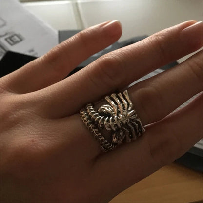 Sci-Fi Alien Face Hugger Ring