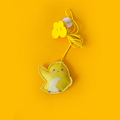 Interactive Hanging Kitten Toy Wand