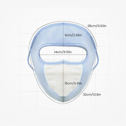 Lightweight UV Face Sun Mask