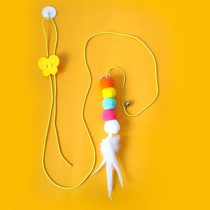 Interactive Hanging Kitten Toy Wand - Befez
