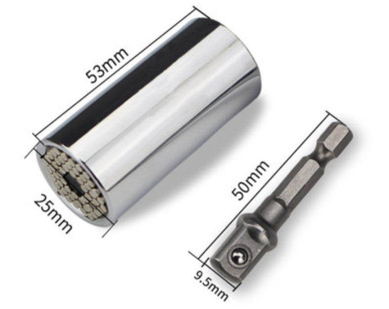 Versatile Socket Wrench Set, 7-19mm Adjustable Tool - Befez