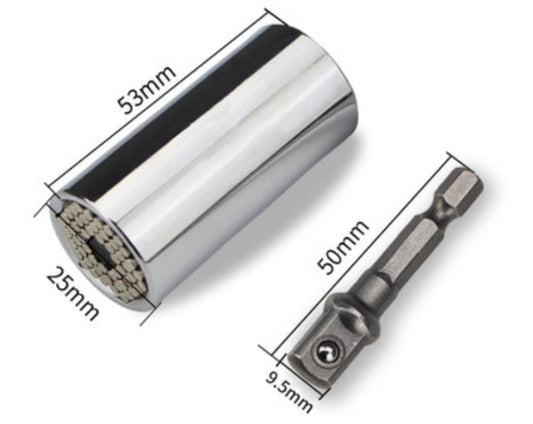 Versatile Socket Wrench Set, 7-19mm Adjustable Tool - Befez