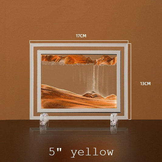 Colorful Sand Art Glass Tabletop Decor for Home Office - Befez