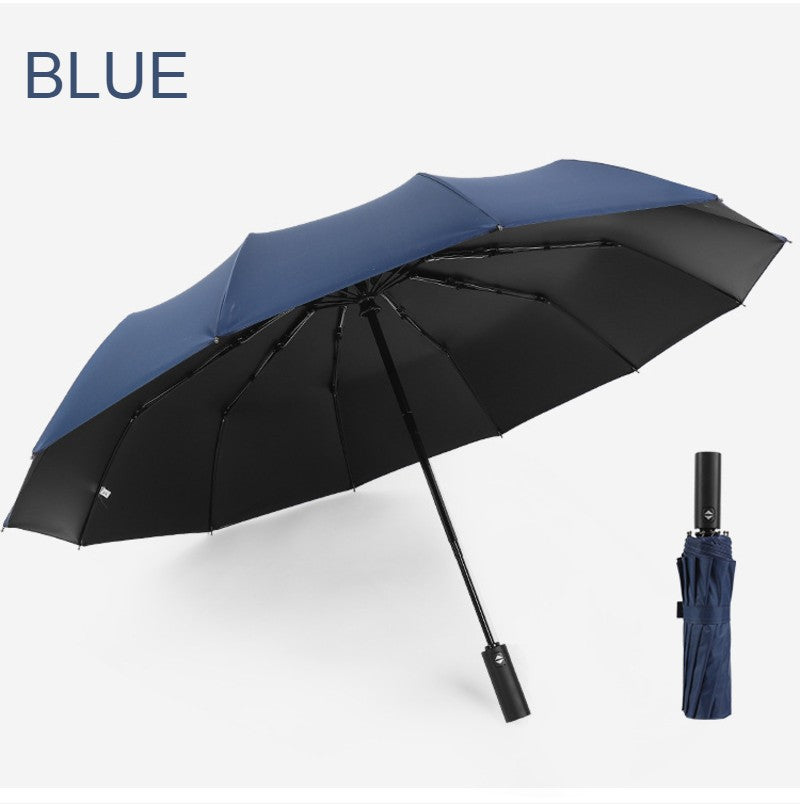 Compact Windproof Travel Umbrella with Auto Open Close